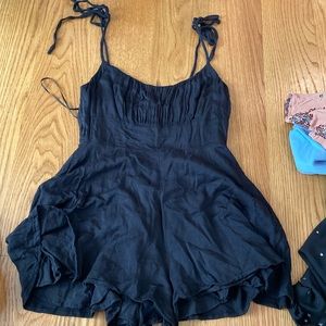 Black urban outfitters romper